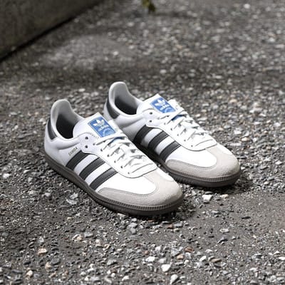 Adidas Samba Kindersneakers - Wit - Maat 38 - Suède