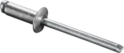 Blindklinknagels - Popnagels Aluminium Staal - Bevestigen van Materialen - Vlakke Kop - 48 x 16 mm - Aluminium