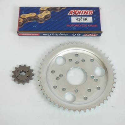 axring kettingset voor twee derbi 50 fenix 1997 13x48 wielen niet 420 nieuw