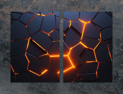 TMK ArtDeko Magma Serie - Glazen Beschermplaat - 35x52 cm - Veilig - Hygiënisch