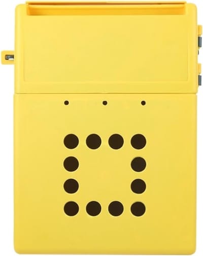 Wandbrievenbus - Brievenbus aan muur - Post ontvangen - Modern design - 45 cm - Geel