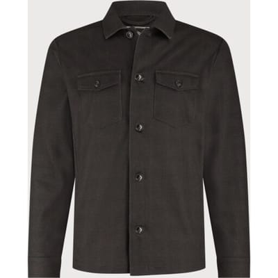Blue Industry Het ruitmotief overshirt met knoopsluiting |