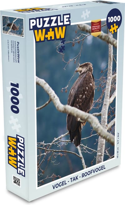 Puzzel Vogel - Tak - Roofvogel - Legpuzzel - Puzzel 1000 stukjes volwassenen