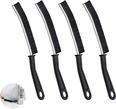 SUOXU Crevice Cleaning Brush, 2 Pcs Household Cleaning Tool with Hard Brushes for Narrow Corners in Home, Kitchen - ShopVlot