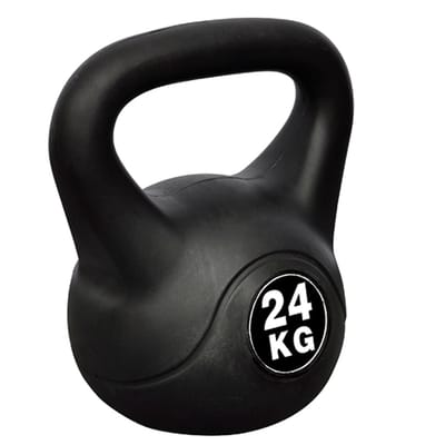 vidaXL - Kettlebell - met - kunststof - mantel - 24kg