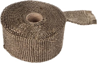 Dailygoody - Vlamwerende Isolatietape voor Schoorsteen en Uitlaatpijp - Inclusief 2 Bevestigingsclips