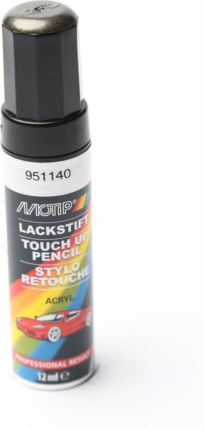 Motip 951140 - Auto lakstift - Grijs Metallic - 12 ml
