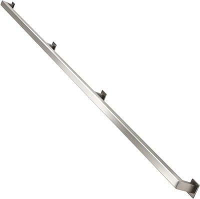 Metalen Leuning - Steun Stang - Veilig Lopen - Roestvrij Staal - 1.2 Meter - Zilver