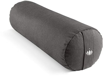 Yogarol voor Yin Yoga - speltvulling - wasbare katoenen hoes - yoga bolster rol voor restorative yoga - GOTS gecertificeerd