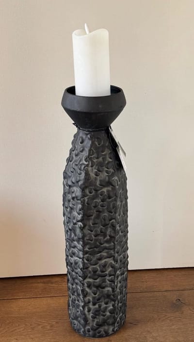 Countryfield decoratieve kandelaar-zwart
