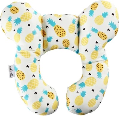 KimDo - Baby Maxi Cosi Steun Kussen - Ananas Neksteun voor Baby's - Steunkussen voor Reiswieg - MaxiCosi Steunkussen - Slaapkussen - Baby in de Auto - Babystoel Nek Steun - Baby Slaapkussen - Autostoel Nekkussen / Kussen