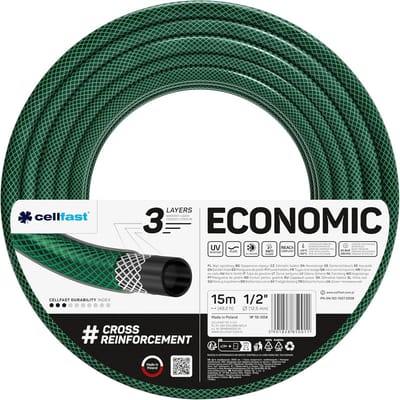 Economische Tuinslang 15 Meter Diameter 12.5 mm - Flexibel en Duurzaam