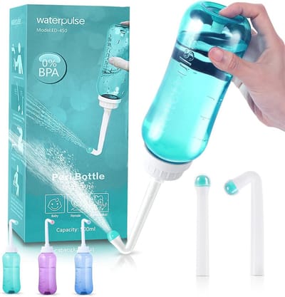 Draagbaar Bidet met 2 Sproeiers - 500 ml Reisbidet voor Intieme Douche
