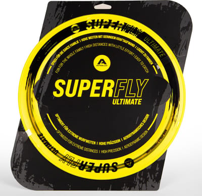 Apollo Superfly Werpring - Aerodynamische Professionele Vliegende Schijf, Zachte Werpschijf - Zachte Randen, Buitenvliegende Schijf voor Extreme Afstanden, Strandspeelgoed voor Kinderen