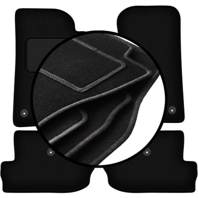 Complete set veloursmatten voor: Jeep Wrangler IV off-road (2017-)
