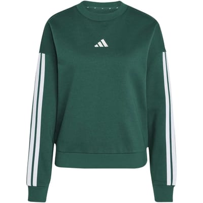 Adidas Essentials 3 Stripes Fleece Sweatshirt Groen XS Vrouw