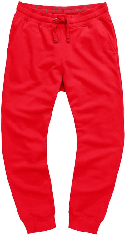 JAY-PI - Heren - Sweatpants met tunnelkoord moderne pasvorm - Klaproosrood - Maat XL