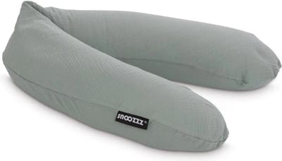 Snoozzz Voedingskussenhoes - Hoes voor voedingskussen zwangerschapskussen - 185 cm - 100% katoen - Stone