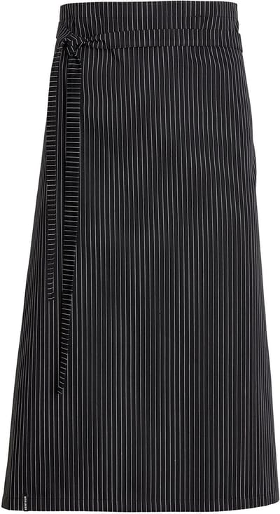 Kentaur Waiter's apron 31040-75 - black/white stripe - UNI