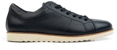 Nordland raval court sneakers zwart leer