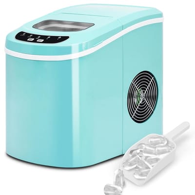 IJsblokjesmachine met 12 kg ijsproductie per 24 uur en 2 ijsblokjesmaten