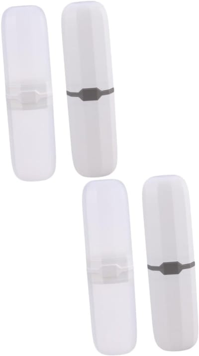 Tandenborstel Beschermers - Tandenborstel Hoesjes - Reizen en Opslag - Compact en Lichtgewicht - Set van 6 - As Shown