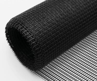 Schellenberg 57508 vliegenscherm, glasvezelweefsel, transparant, 140 x 250 cm, op maat te snijden, beter zicht, antraciet