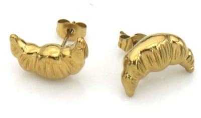 Oorbellen Croissant - Goudkleurig - 1.5 Centimeter - Oorstekers, oorknoppen - Damesdingetjes