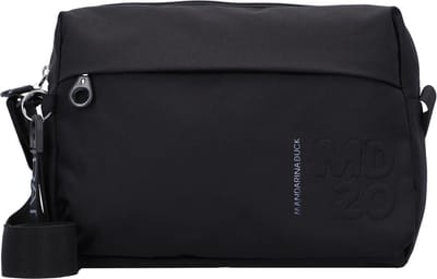 MANDARINA DUCK Schoudertas MD20 Medium Zip Crossover Black Zwart