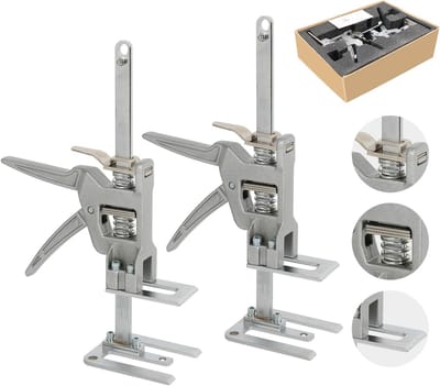 Werkbesparende hefboom - Handgereedschap lifter - Meubels plaatsen - Verstelbare heffunctie - Max 200 kg - Zilver