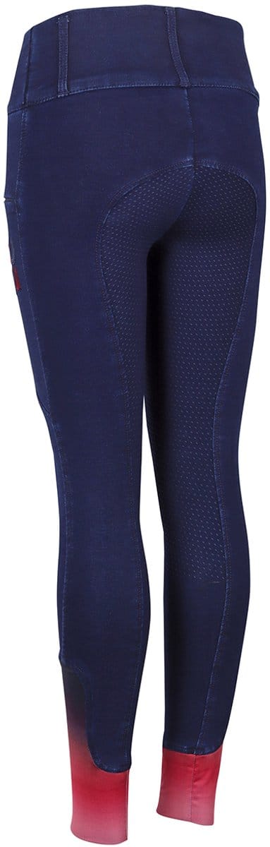 Harry's Horse Equitights LouLou Denim Kids Dress-Blues - 128