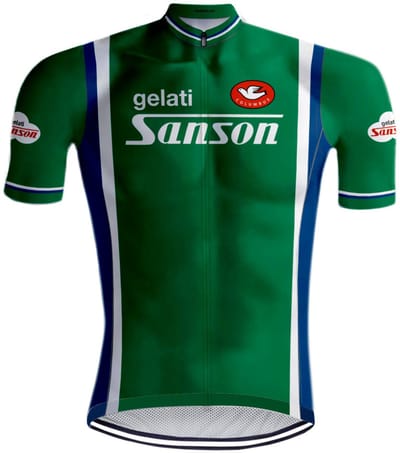 Retro Wielershirt Sanson - REDTED - S