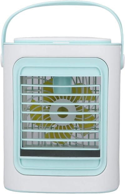 Tafelluchtkoeler - Persoonlijke ventilator - Bureau verkoelen - Met nevel functie - 220 ml tank - Wit