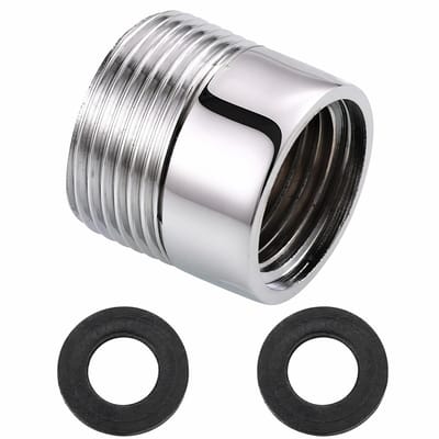 3/4 naar 1/2 inch, 1 stuk adapter 3/4 inch naar 1/2 inch, verloopstuk, roestvrij stalen schroefdraadfitting, buitendraad-binnendraadverbindingen, geschikt voor industrie, met 2