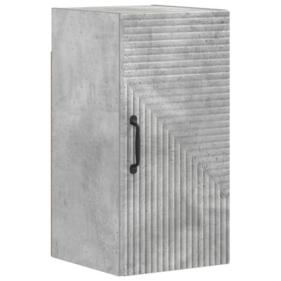vidaXL - Badkamer - wandkast - HAARLEM - Betongrijs - 30 - x - 31 - x - 59 - cm