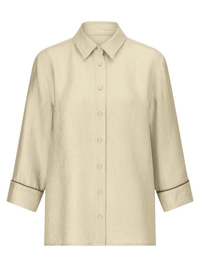 Blouse 3/4-mouwen Van BASLER beige