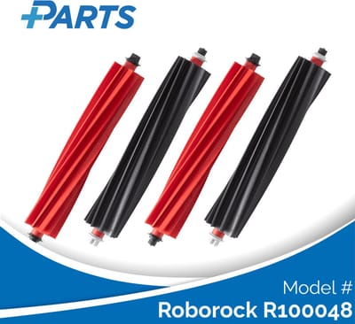 Roborock R100048 Borstels (4 Stuks, Plus.Parts® alternatief voor 8.02.0322)