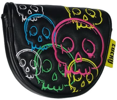 Legend Putter Mallet Headcover Lucky Zwart