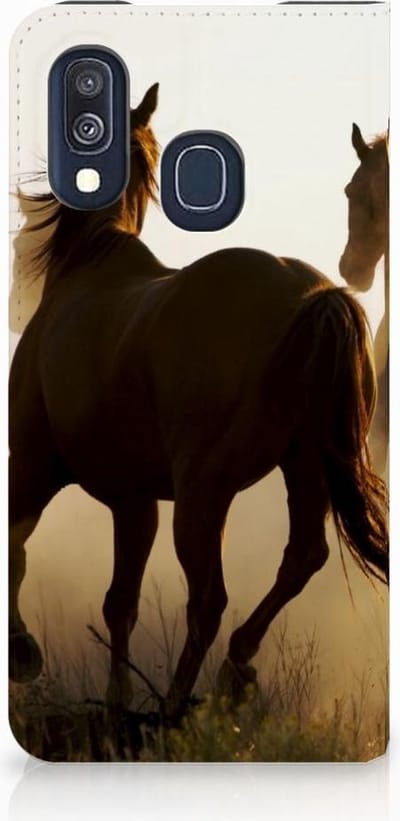 Book Case voor Samsung Galaxy A40 Hoesje maken Design Cowboy