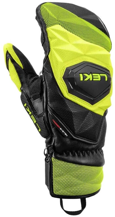 Leki Alpino Wcr Venom Sl 3d Handschoenen Geel,Zwart 8.5 Man