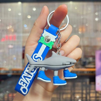 Tralalero Tralalas Brainrot Tungtung Sahur Autosleutelhanger Anime Figuren Cappuccino Speelgoed Sleutelhangers Tas Hanger Decor Leuk Cadeau beige