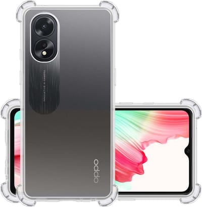 Hoesje - Geschikt voor OPPO A38 - Sterk & Shockproof - Siliconen Case - Back Cover - Telefoon Hoes Shock Proof - Transparant
