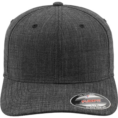 Flexfit Cap Fine Melange Flexfit, zwart