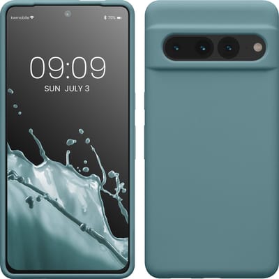 kwmobile telefoonhoesje geschikt voor Google Pixel 7 Pro - Hoesje met siliconen coating - Smartphone case in antieksteen