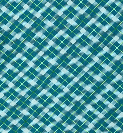 Little Label Pyjama Heren Maat XL/52 - blauw, groen - Geruit - Herenpyjama - Zachte BIO Katoen
