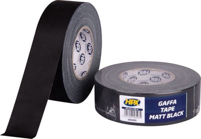 Gaffer tape - matzwart 48mm x50 m