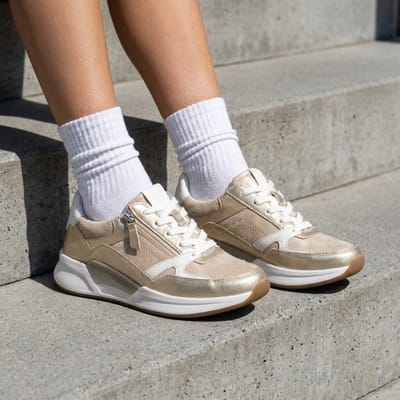 Gabor Gabor Rollingssoft Sneakers beige Suéde