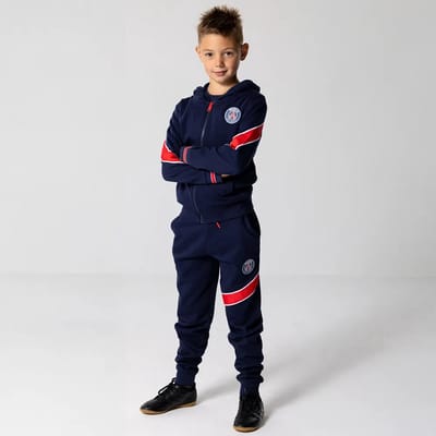 PSG Trainingsvest Kinderen - Maat 116 t/m 164 - Voetbaltrui Kinderen - Paris Saint-Germain Trui - Kinder Trui - Blauw - 100% Katoen
