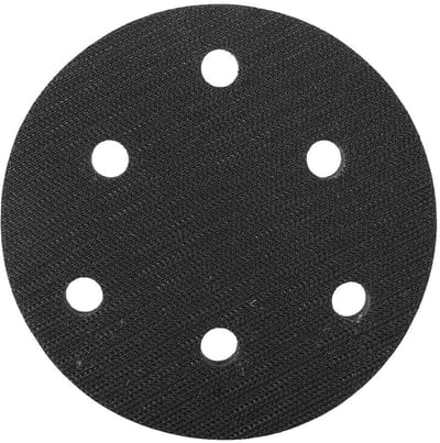 Allecto - Sanding Soft Pad - Schuim Cushion Pad - Anti-Vibratie - 125mm Diameter - Voor Schuurblokken - 6 Gaten - Ideaal voor Schuren