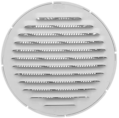 Ventilatierooster met Muggennet voor Ventilatie in Keuken en Badkamer - Ø 8 cm